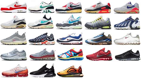 Nike Air max model history